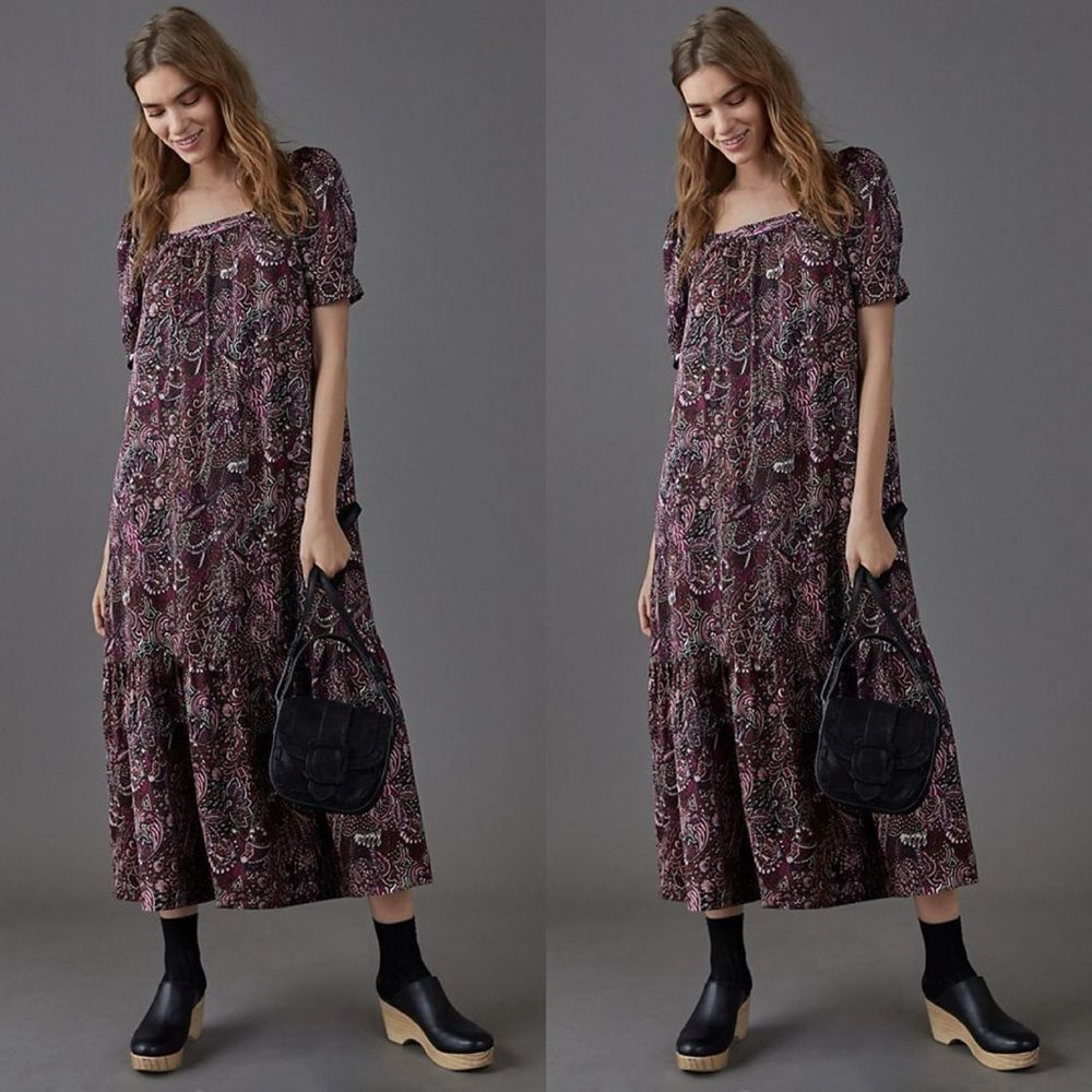 Anthropologie Lisabetta Maxi Dress